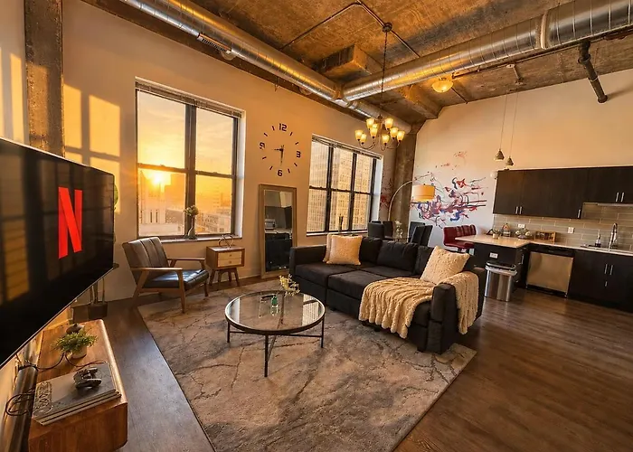 Mccormick Place 3br Luxury Penthouse Duplex With Personal Rooftop And Optional Parking For 8 Guests In South Loop