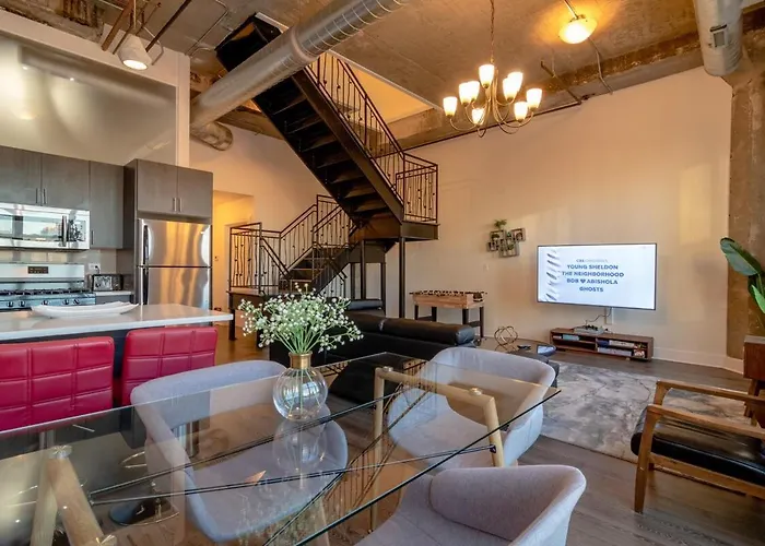 Appartamento Mccormick Place 3br Luxury Penthouse Duplex With Personal Rooftop And Optional Parking For 8 Guests In South Loop *