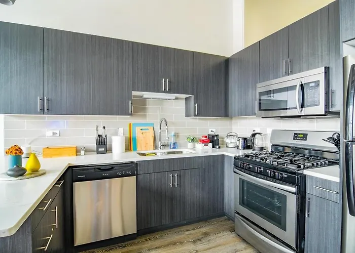 Appartamento Mccormick Place 3br Luxury Penthouse Duplex With Personal Rooftop And Optional Parking For 8 Guests In South Loop